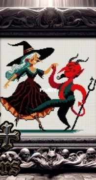 Raven Stitch Craft - Raven Coven  - Dance with the Devil