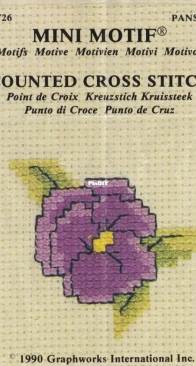 Graphworks International Inc. AY26 - Mini Motif Pansy - Free XSD + PCS