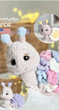 Juli toys / Juli By Gorbach - Yuliya Horbach /Yulia Gorbach - Flower Snails