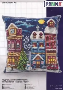 Panna PD-7084 Winter Town Cushion Front XSD