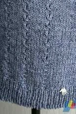 knit with berlinka-Eyelet Steps Pullover by Natalja Scherrjuble-English,German,Russian-Free