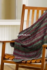 Moving Cables Holiday Throw by Sheila Joynes-Free
