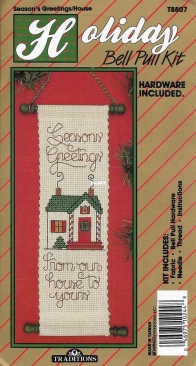 Traditions - Holiday Bell Pull Kit - T8807 – Seasons Greetings/House