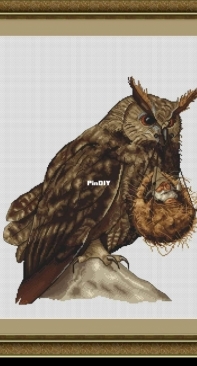 Owl - PS-055 by Marina Chabanyuk / Марина Чабанюк