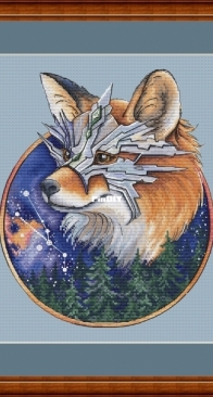 The Star of the Fox - Fox In Mask by Nadezhda Kazarina