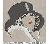 Broderie.net - Grandsire Jean-Louis - Mode 1920 Chapeau