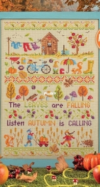 Autumn Arrival - Autumn Sampler by Maria Diaz from Cross Stitcher 374 PCS + XSD