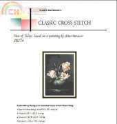 Classic Cross Stitch FR274 - Vase of Tulips