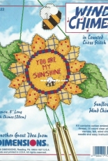Dimensions 72522 Wind Chimes Sunflower