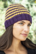 Blackberry Wine Hat by Sheila Joynes-Free
