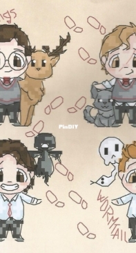 Chibi-Stitches - Harry Potter - Cuties Stitches - 38-Cuties - Les marauders (The Marauders)