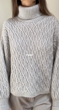 Knitonomy Saco Sweater by Magdalena Parker - English