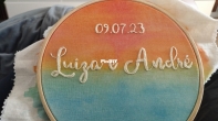 Embroidery for wedding ring