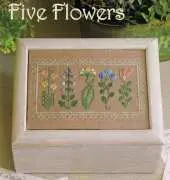 Five Flowers by Elizabeths Designs from Just Cross Stitch Jan/Feb 2007