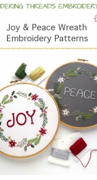 Wandering Threads - Joy and Peace Wreath