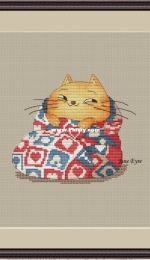 MiAxStitch - Lazy Cat by Jane Eyre / Minasyan Yana