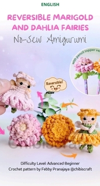 Chibiscraft - Febby Kurniawati Pranajaya - Reversible Marigold and Dahlia Fairies