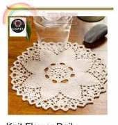 Coats # WC2098: Knit Flower Doily
