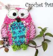 Magic with Hook and Needles - Vendula Maderska - Magical forest owl