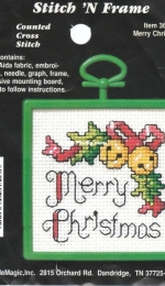 Needle Magic Inc. NMI Stitch N Frame 3611 - Merry Christmas