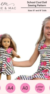 Ellie and Mac - School Cool - Doll - Free