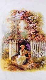 FG-P040-Girl in Garden