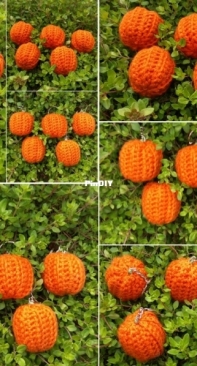 Crochet at Teris - Teri Hamilton - Pumpkin Keychain - Free