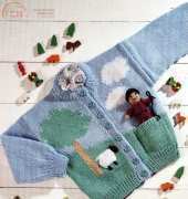 Patons 4965 Cardigan and Farmer Toy