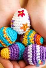 Petals to Picots -Kara Gunza - Mini Easter Eggs Crochet - Free