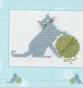 Mini Kitty by Eliza Edwards - Miss Woolys Mini Cross-Stitch