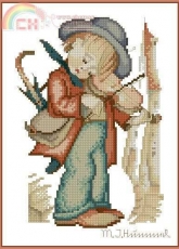 JCA Needle Treasures 04601 Hummel The Fiddler XSD
