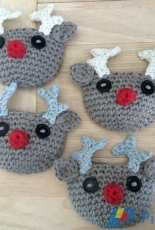 Flo and Dot - Sarah Jane Hicks - Rudolph the Reindeer Chocolate Orange Cosy - Free