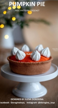 Dorogina Toys - Knitted World by Elena - Elena Dorogina - Pumpkin pie - Free