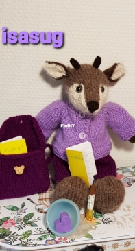 Reindeer goes to school !