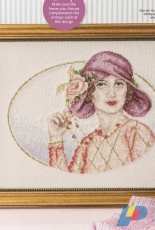 A Picture of Elegance - 1920s Lady by Maria Diaz from Cross Stitch Gold 136