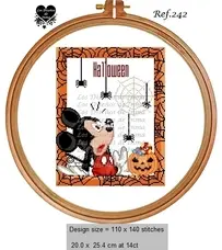 Los Disenos De Inma - 242 - Mickey Halloween