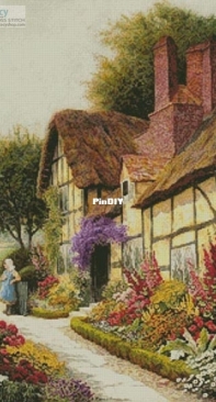 Artecy Cross Stitch - A Cottage Garden in Full Bloom