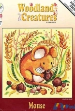 Heritage Crafts WCHMO1332 Woodland Creatures - Mouse by Karen Carter