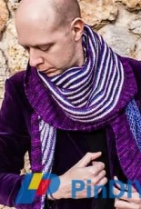In Between Days An Asymmetrical shawl by Les Tricoteurs Volants English