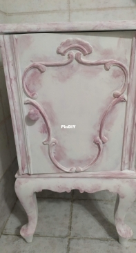 Night stand before  and after