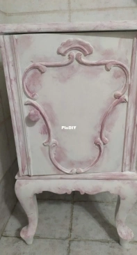 Night stand before  and after