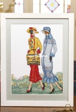 Art Deco Ladies by Claire Coxon from The World of Cross Stitching TWOCS 266