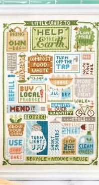 Help the Earth by Emma Congdon from Cross Stitch for the Earth PCS + XSD