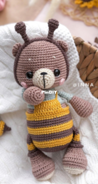 Fairy Toys by Inna Chi - Inna Chi Hm - Inna Chibinova / Chybinova - Buzz the Bear