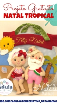 Adula Atelie Criativo - Natalia Machado - Tropical Christmas - Natal Tropical - Portuguese - Free
