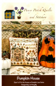 Pansy Patch Quilts & Stitchery - Houses on Pumpkin Lane Series - PPQS021 - 1 of 9 - Pumpkin House by Lori Pengelly
