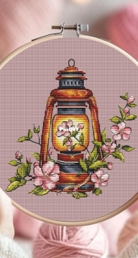 XFree Stitch - Floral Lanterns by Svitlana Hrybach