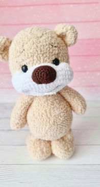 Crochet Wonders Design - Crochet Funny Bear - Olga Kurchenko - Bear Tory 22 cm - Tory Teddybär 22 cm - German