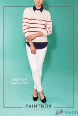 Paintbox Yarns-Breton Sweater in Paintbox Yarns-Free