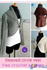 Be A Crafter - Maz Kwok - Sleeved Circle Vest - Free